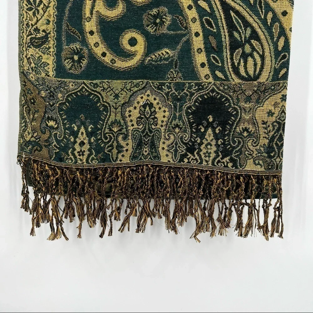 Pashmina and silk scarf